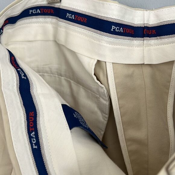 PGA Golf Tour Men’s size 36 tan beige golf shorts - Picture 12 of 12